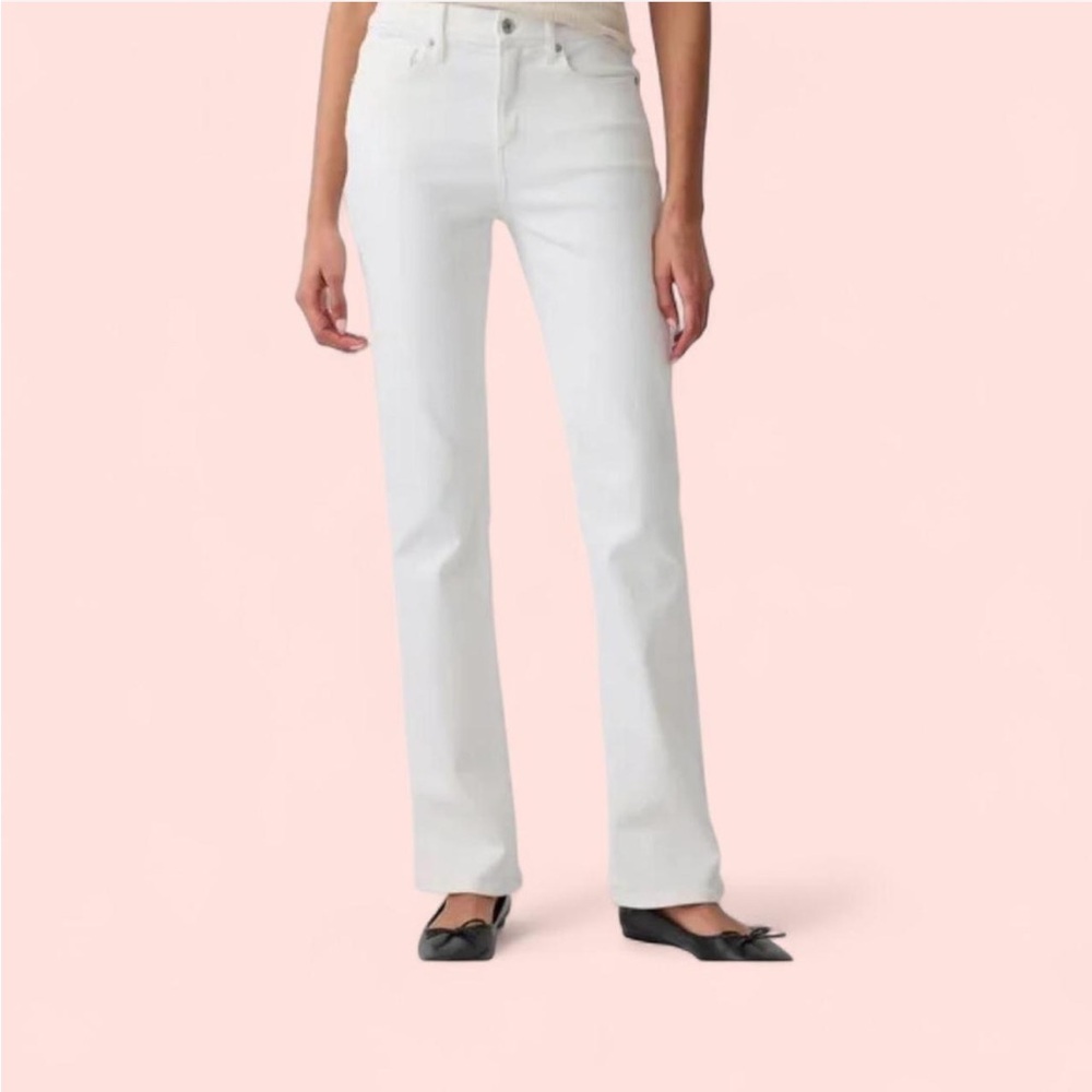 GAP Women's Boot Cut White Jeans New size 33 -16R regular